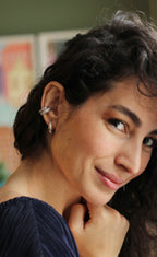 Silver Halka Küpe
