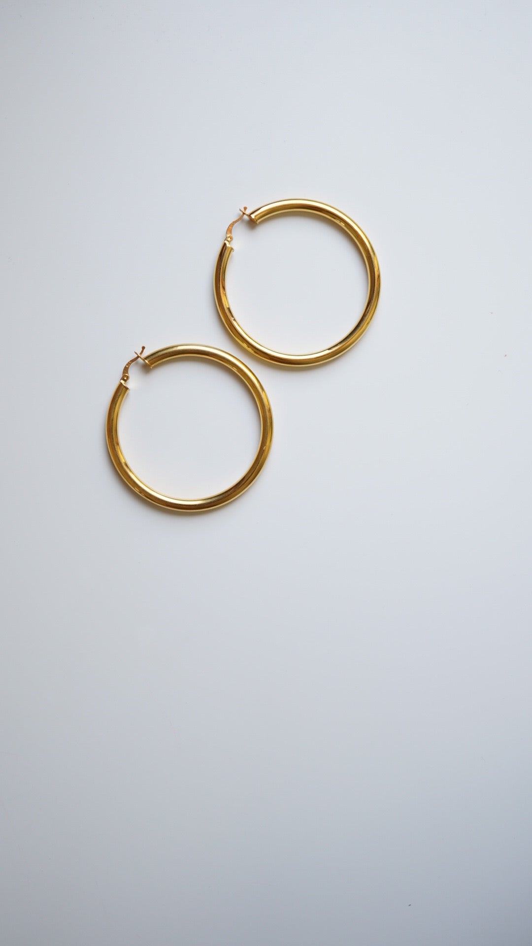 Gold Halka Küpe