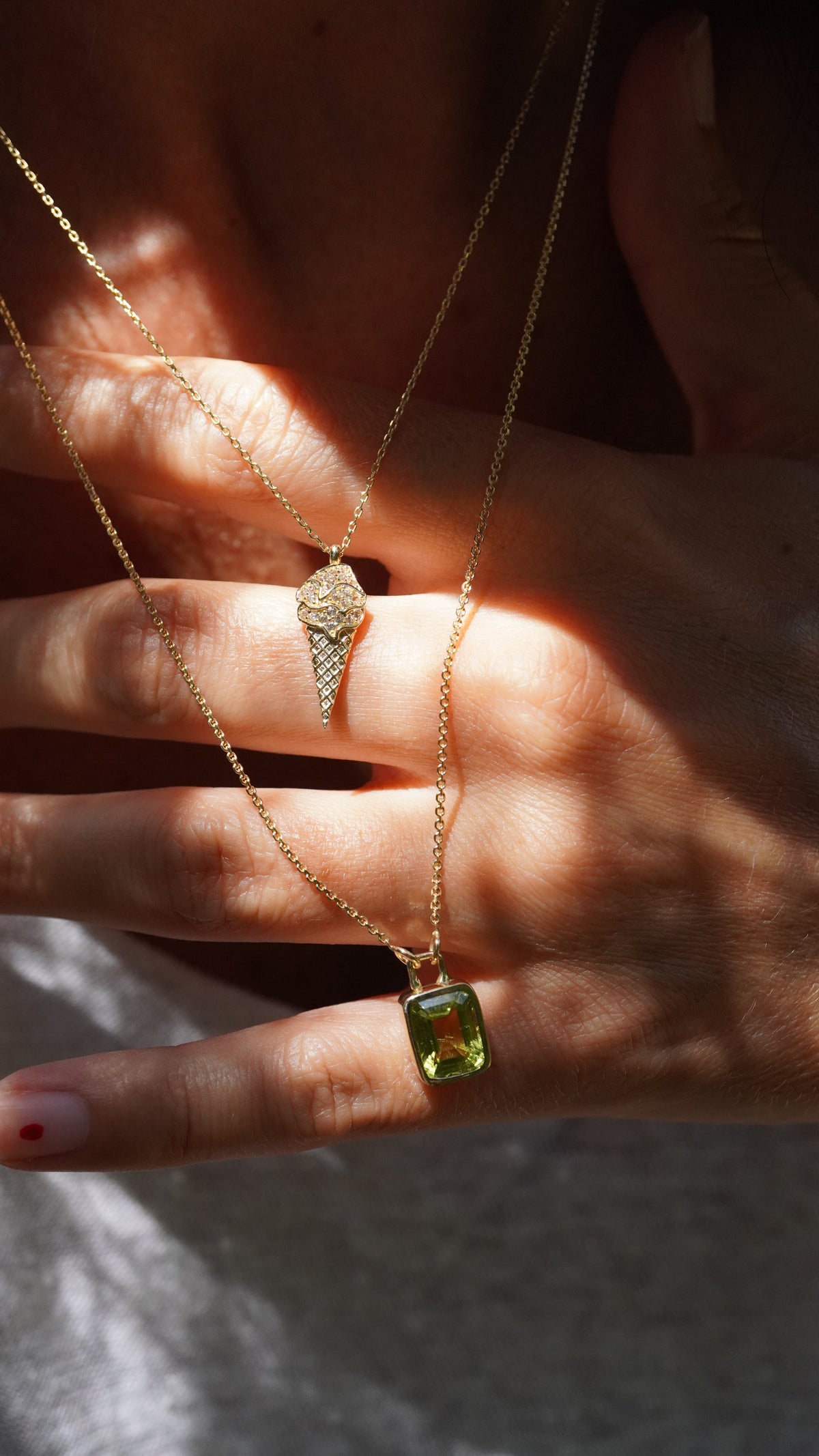 Külahta Dondurma Kolye - 14k Gold