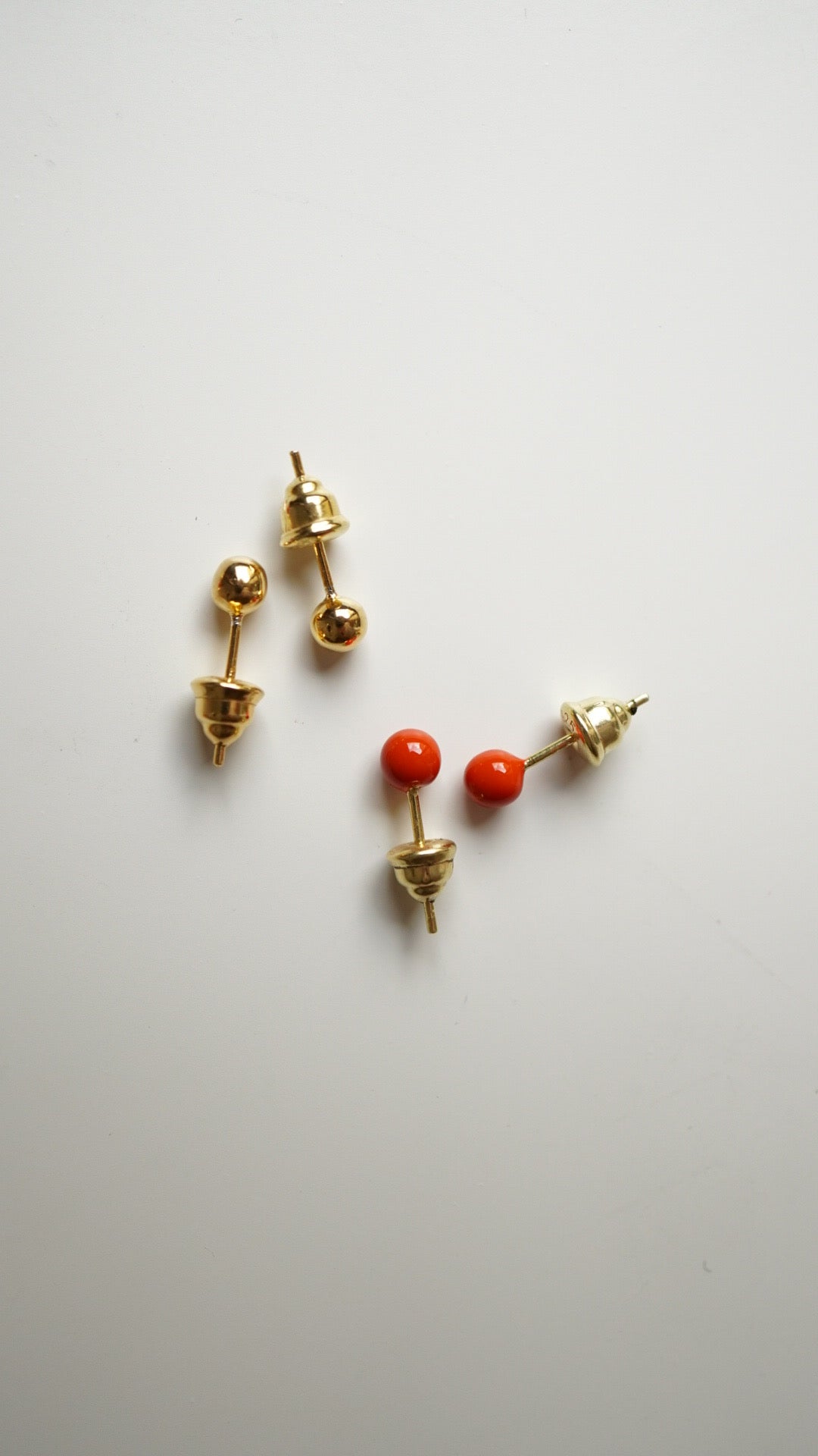 Gold Top Küpe
