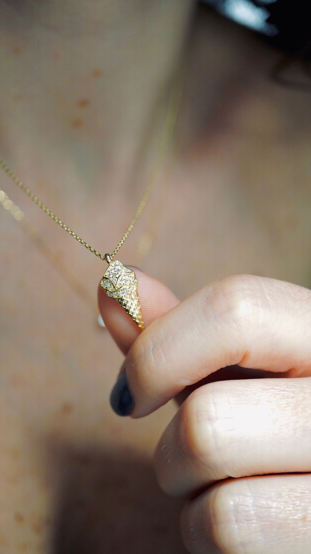 Külahta Dondurma Kolye - 14k Gold