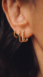 Basic Küpe - 14k Gold