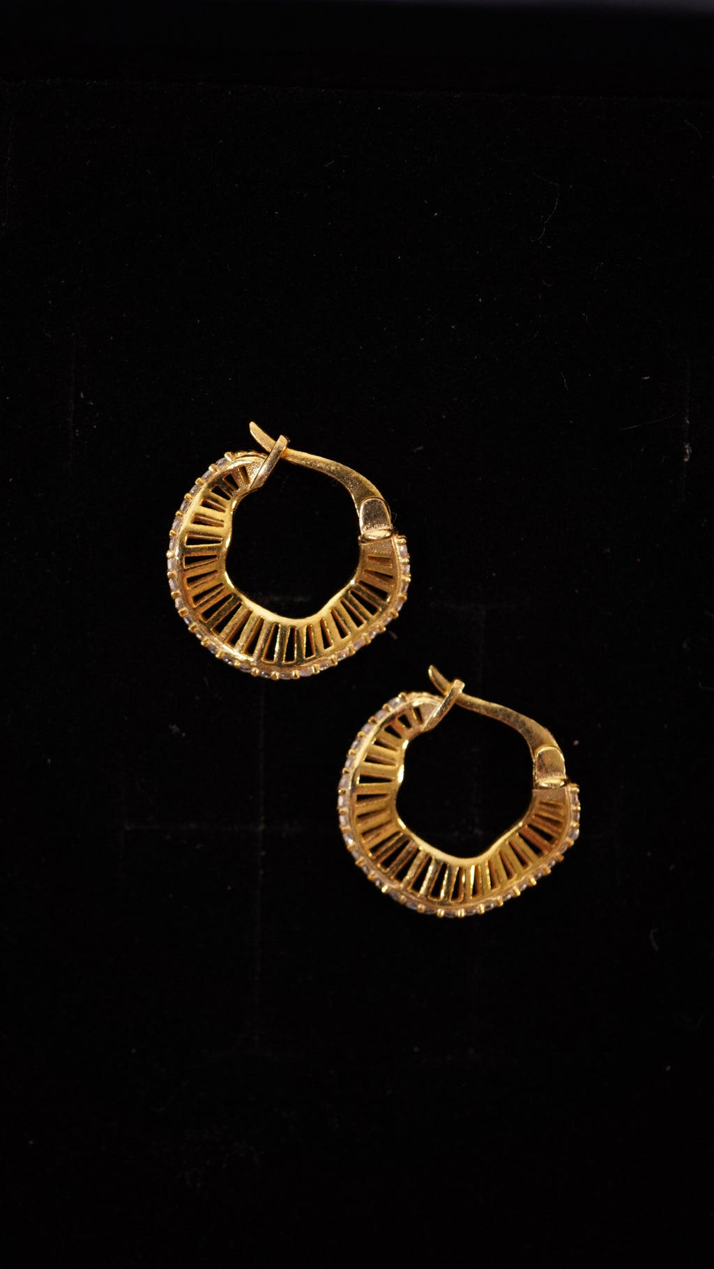 Curly Hoop Küpe