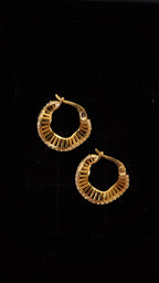 Curly Hoop Küpe