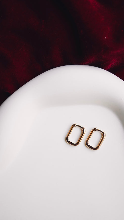 Basic Küpe - 14k Gold