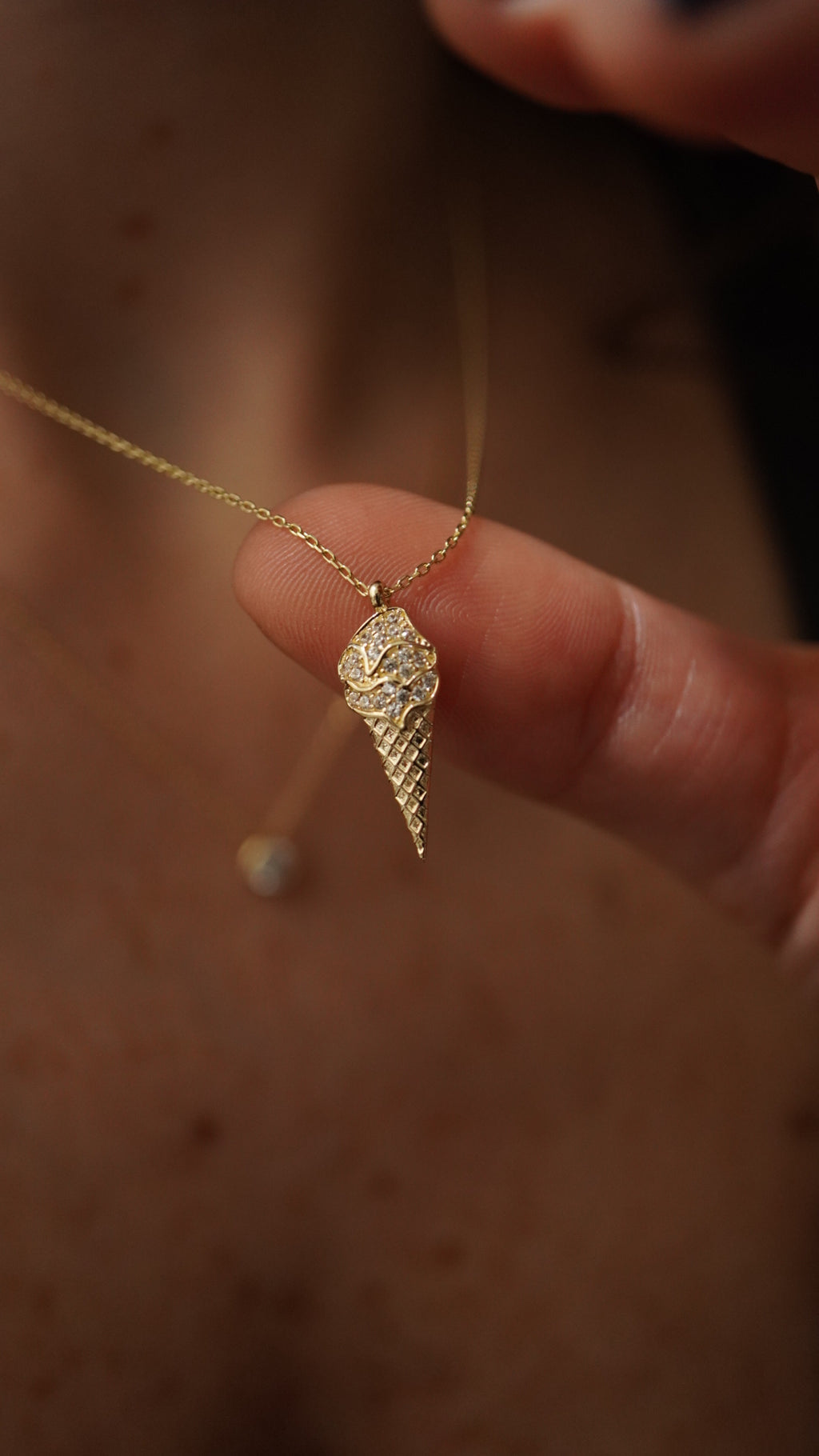 Külahta Dondurma Kolye - 14k Gold