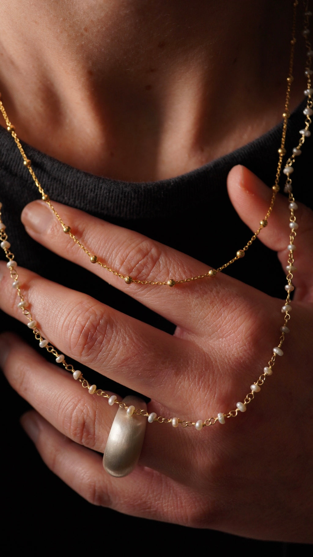 Gold Toplu Kolye