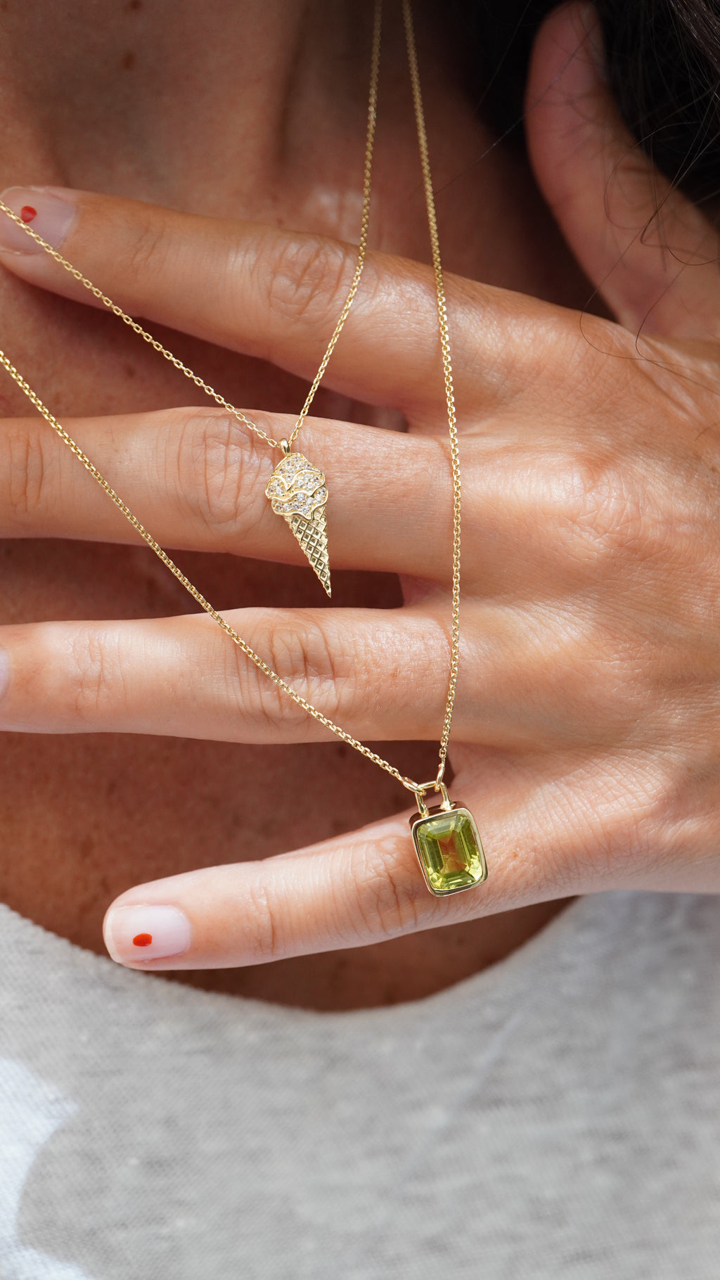 Moss Kolye - 14k Gold