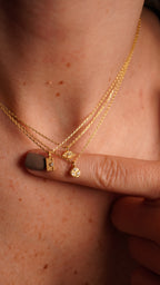 Necklet Göz Tek Taşlı Kolye