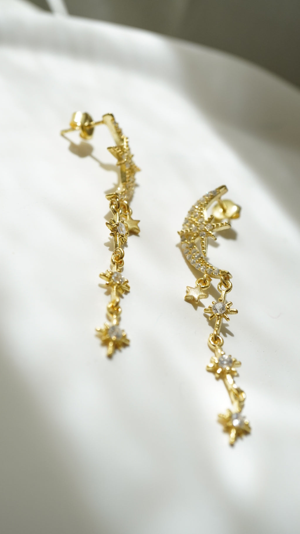 Stars And Moon Küpe