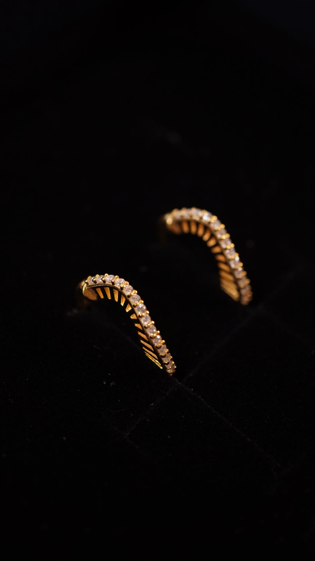 Curly Hoop Küpe