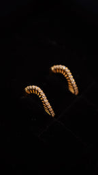 Curly Hoop Küpe