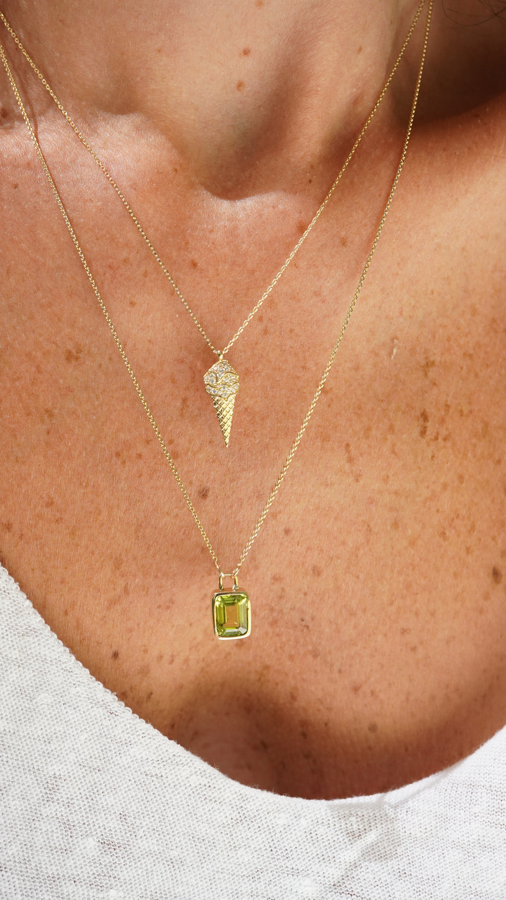 Moss Kolye - 14k Gold