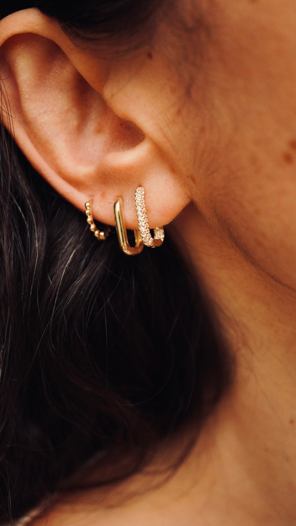 Basic Küpe - 14k Gold