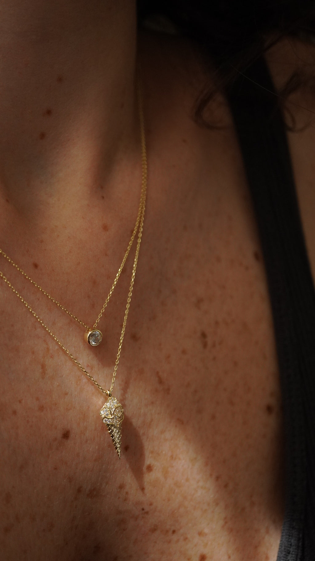 Külahta Dondurma Kolye - 14k Gold